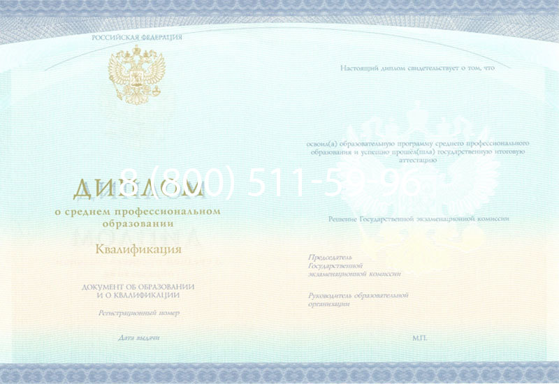 Купить Диплом колледжа (Спецбланк) 2014-2024 года в Братске Купить Диплом колледжа (Спецбланк) 2014-2024 года в Братске